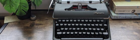 Desk and Typewriter