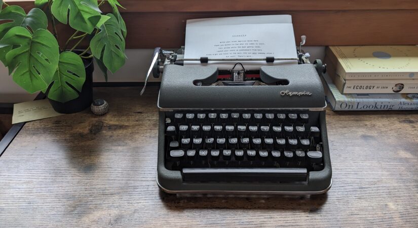 Desk and Typewriter